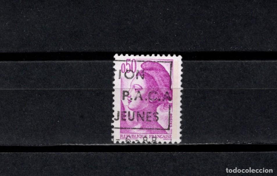 Sellos: Sello usado. Libertad de Gandon. Sello de 0,50 francos. 1982. Yvert 2182.