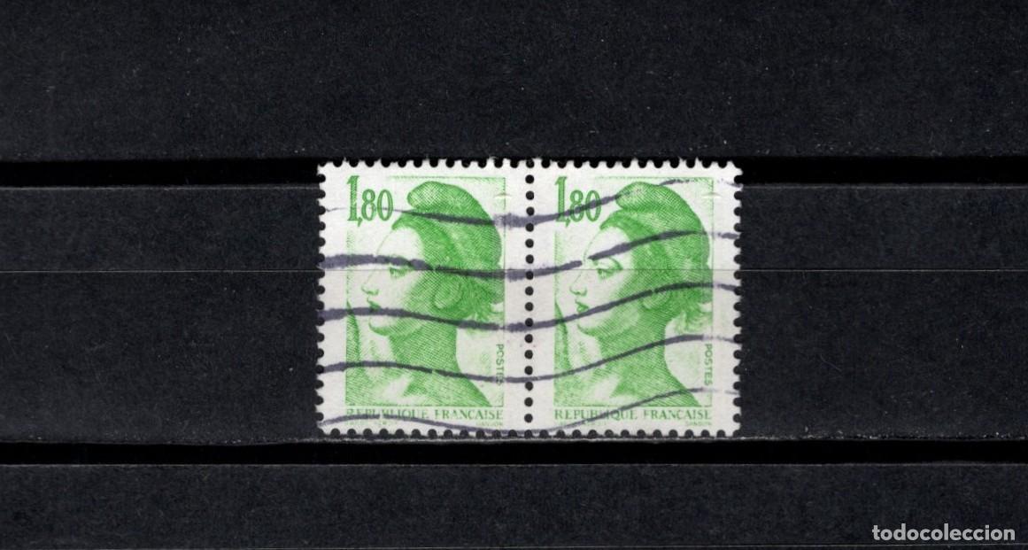 Sellos: Sello usado. Libertad. Sello de 1,80 francos. 1985. Yvert 2375.