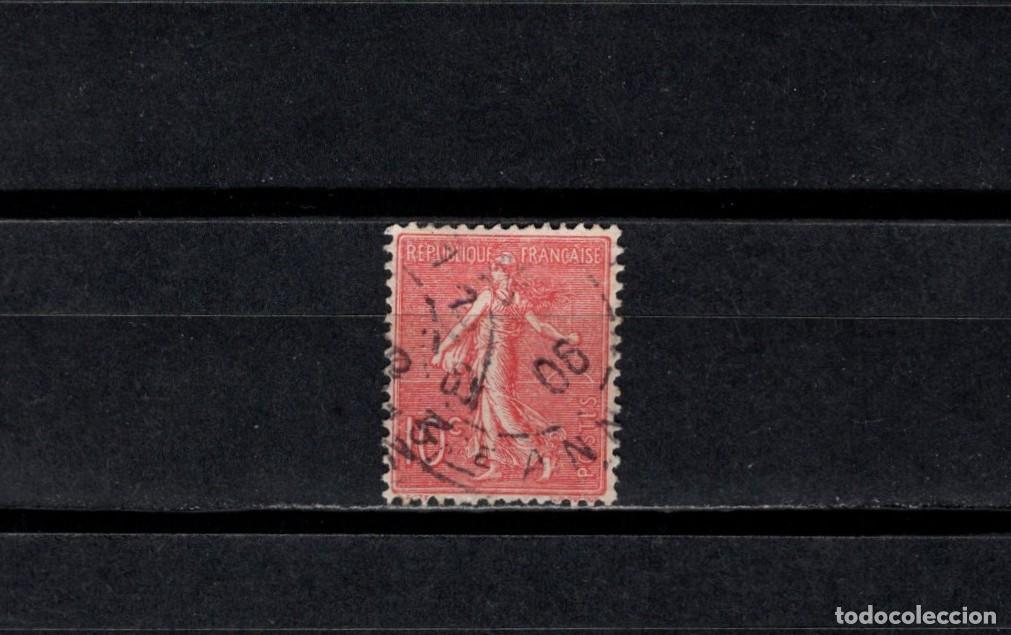 Sellos: Sello usado. La Sembradora. Sello de 10 centimos. 1903. Yvert 129.