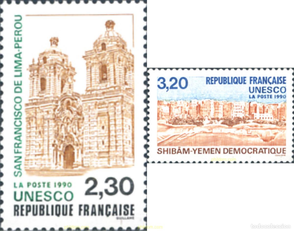 Sellos: 152998 MNH FRANCIA 1990 PATRIMONIO UNIVERSAL