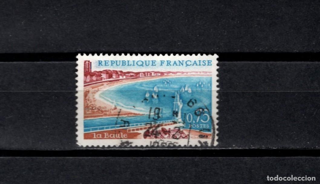 Sellos: Sello usado. Turismo. La Baule. Sello de 0,75 francos. 1967. Yvert 1502.