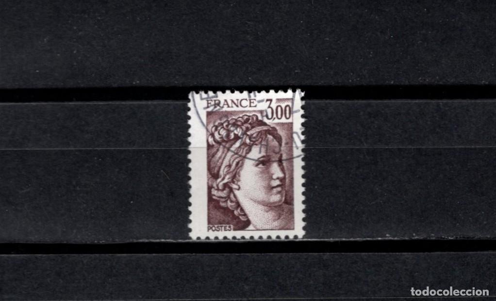 Sellos: Sello usado. Sabina de Gandon. Sello de 3 francos. 1978. Yvert 1979.