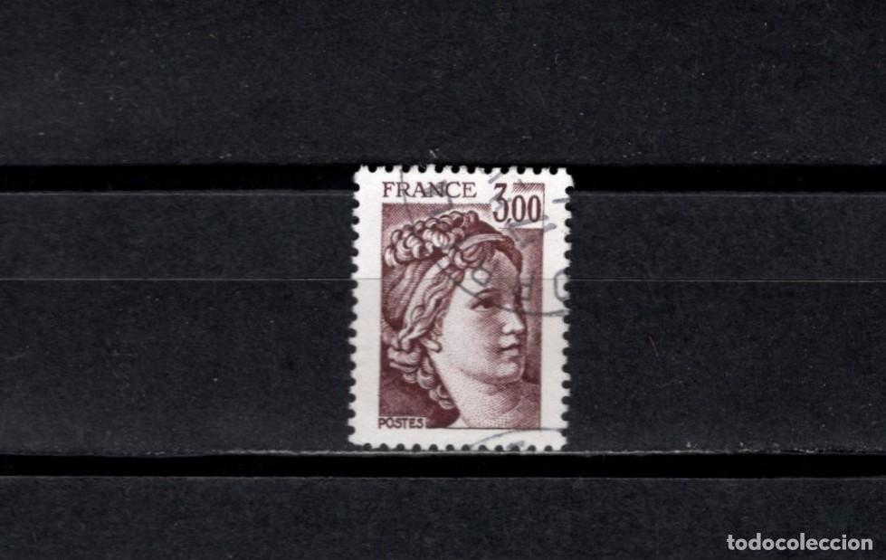 Sellos: Sello usado. Sabina de Gandon. Sello de 3 francos. 1978. Yvert 1979.