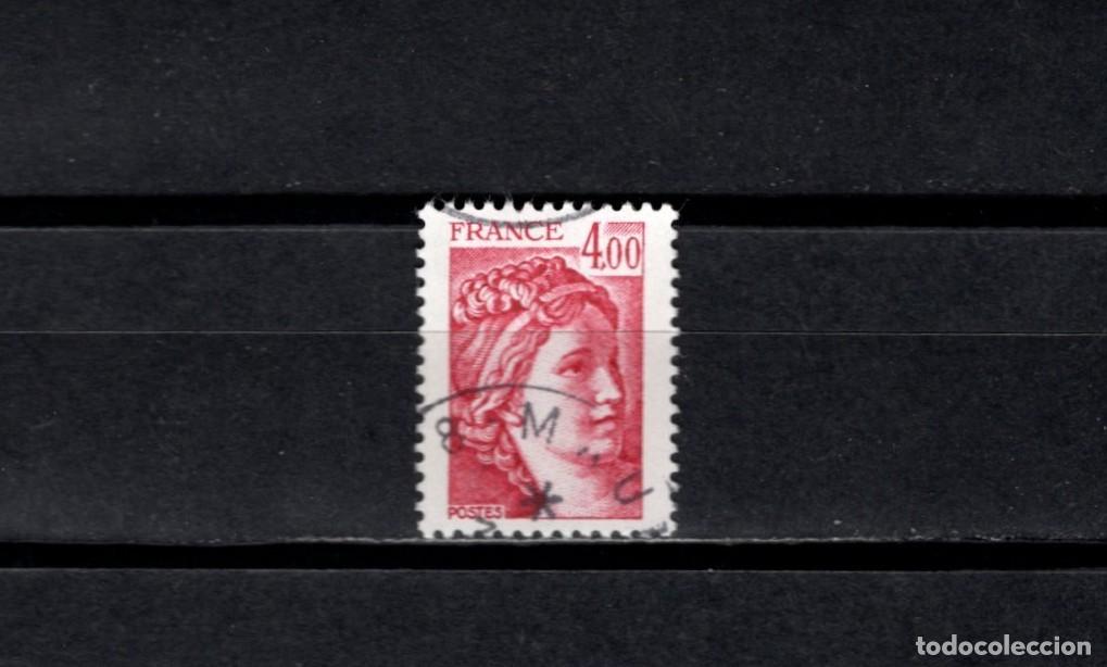 Sellos: Sello usado. Sabina de gandon. Sello de 4 francos. 1981. Yvert 2122.