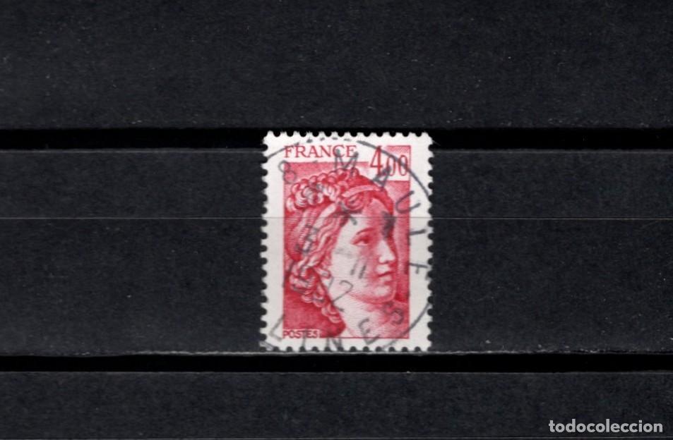 Sellos: Sello usado. Sabina de gandon. Sello de 4 francos. 1981. Yvert 2122.