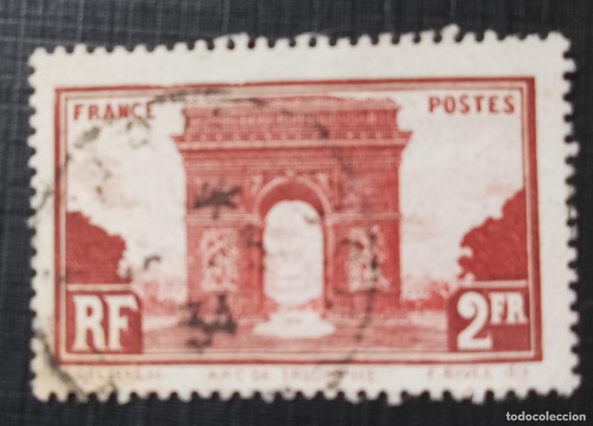Sellos: FRANCIA - V/F 2 FR - ARCO DEL TRIUNFO - YV 258