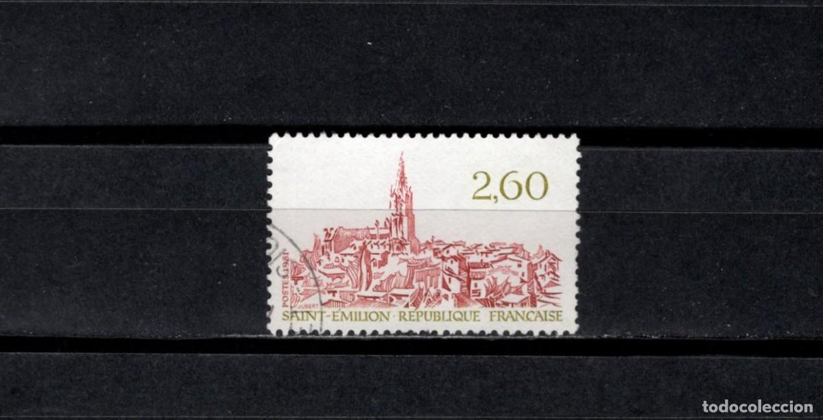 Sellos: Sello usado. Turismo. Saint Emilion. Sello de 2,60 francos. 1981. Yvert 2162.