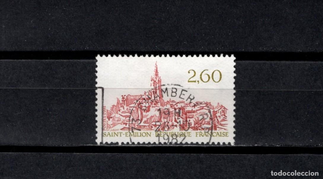 Sellos: Sello usado. Turismo. Saint Emilion. Sello de 2,60 francos. 1981. Yvert 2162.
