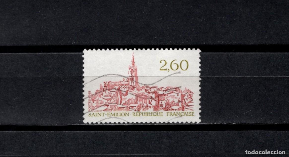 Sellos: Sello usado. Turismo. Saint Emilion. Sello de 2,60 francos. 1981. Yvert 2162.