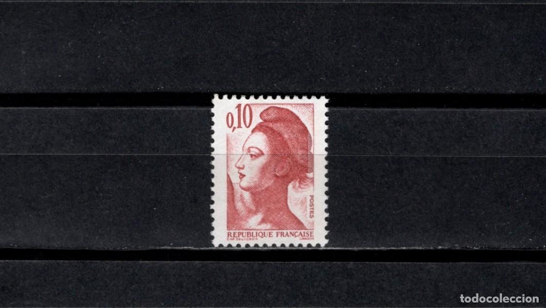 Sellos: Sello usado. Libertad de Gandon. Sello de 0,10 francos. 1982. Yvert 2179.
