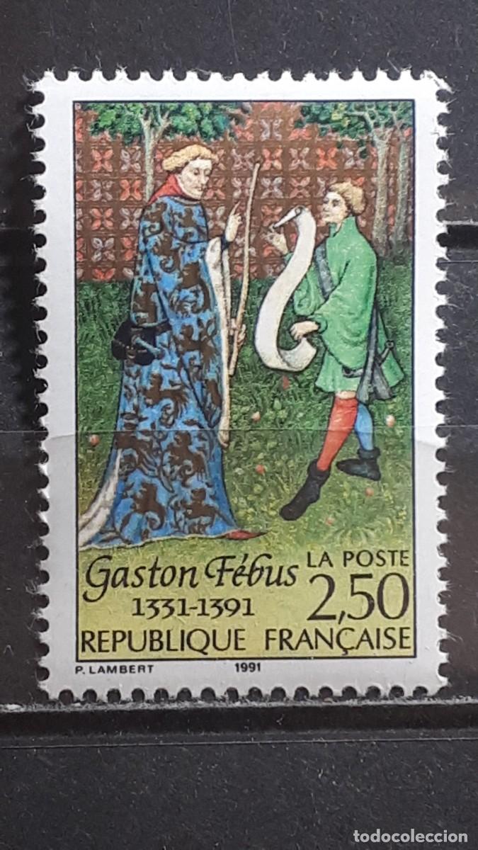 Sellos: FRANCIA. A&Ntilde;O 1991. ** YVERT 2708