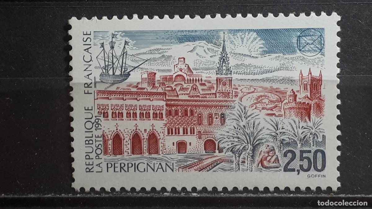 Sellos: FRANCIA. A&Ntilde;O 1991. ** YVERT 2698
