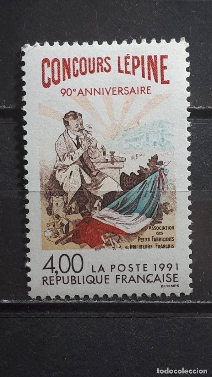 Sellos: FRANCIA. A&Ntilde;O 1991. ** YVERT 2694