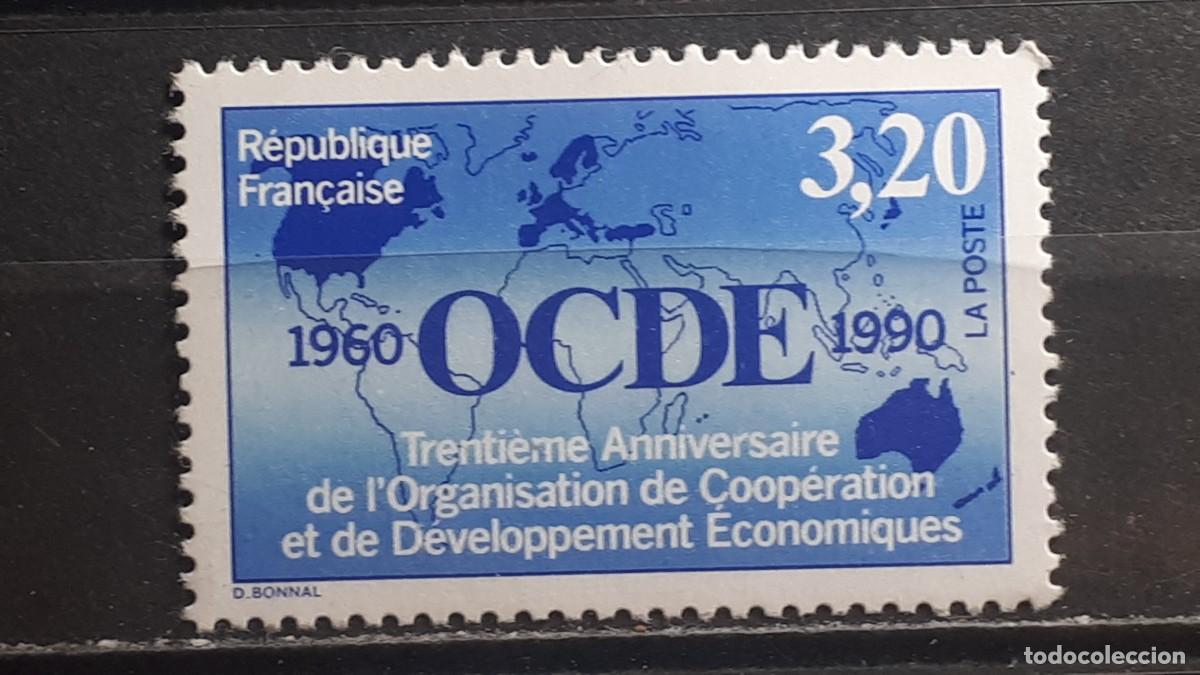 Sellos: FRANCIA. A&Ntilde;O 1990. ** YVERT 2673
