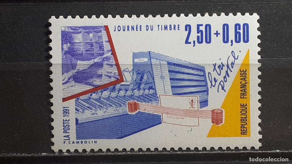 Sellos: FRANCIA. A&Ntilde;O 1990. ** YVERT 2689