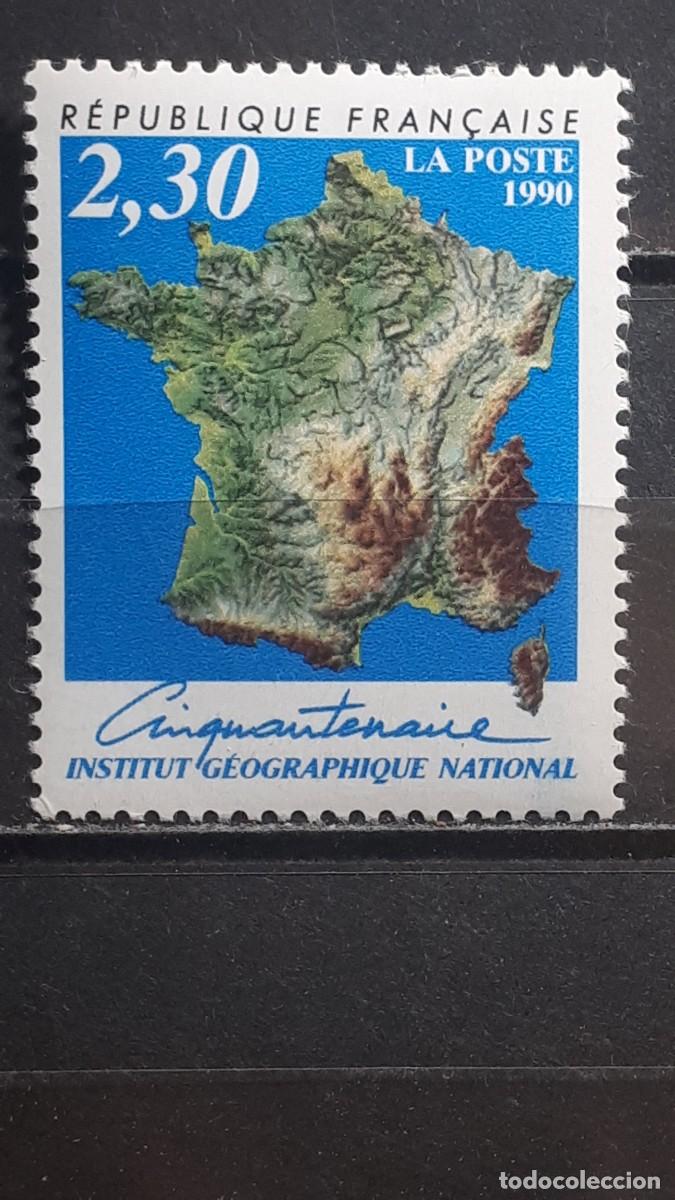 Sellos: FRANCIA. A&Ntilde;O 1990. ** YVERT 2662