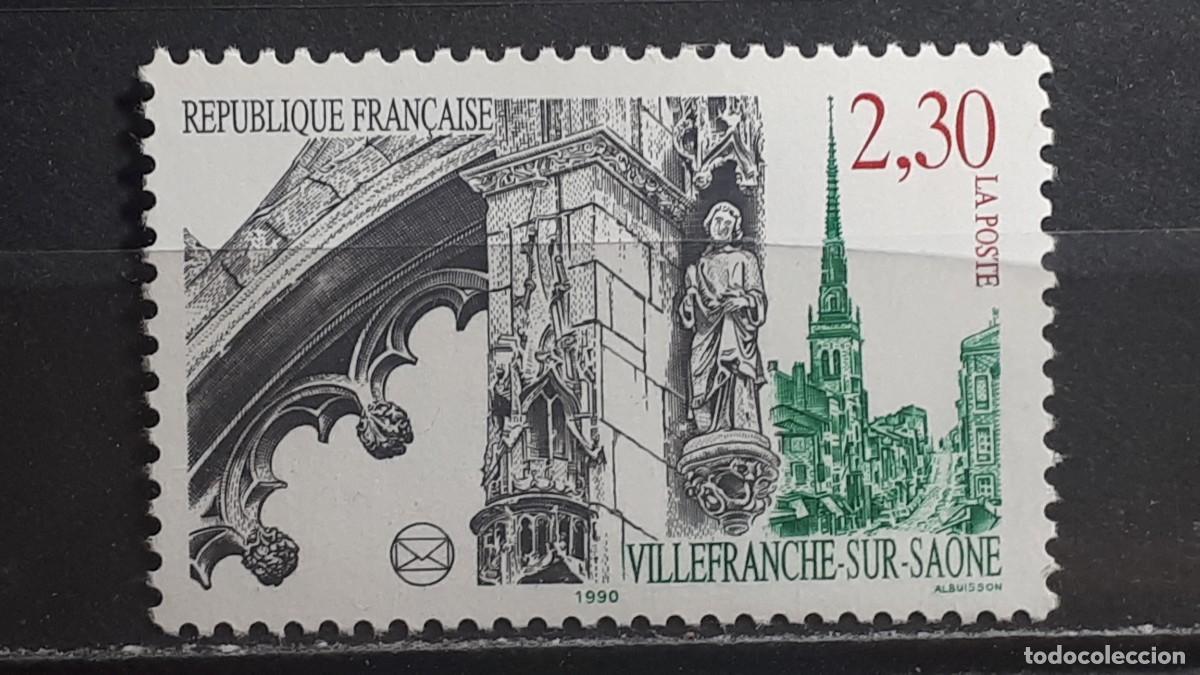 Sellos: FRANCIA. A&Ntilde;O 1990. ** YVERT 2647