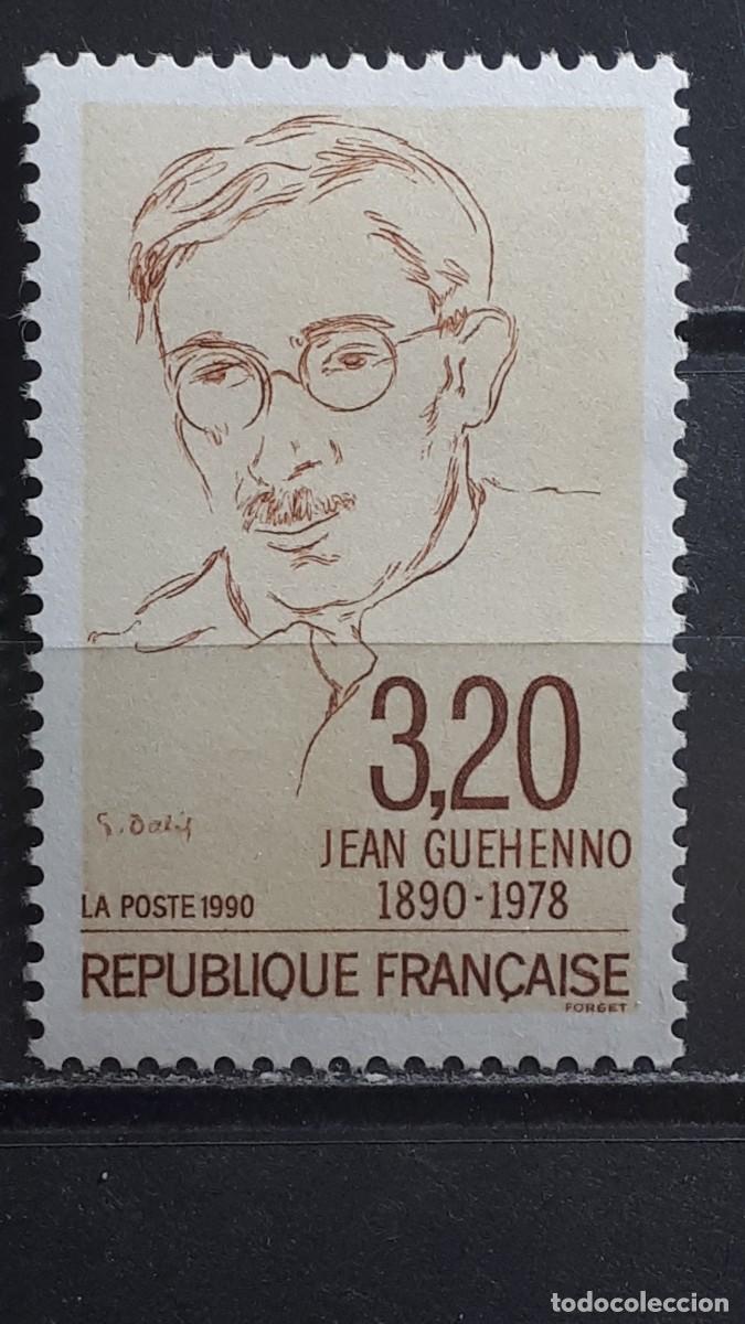 Sellos: FRANCIA. A&Ntilde;O 1990. ** YVERT 2641