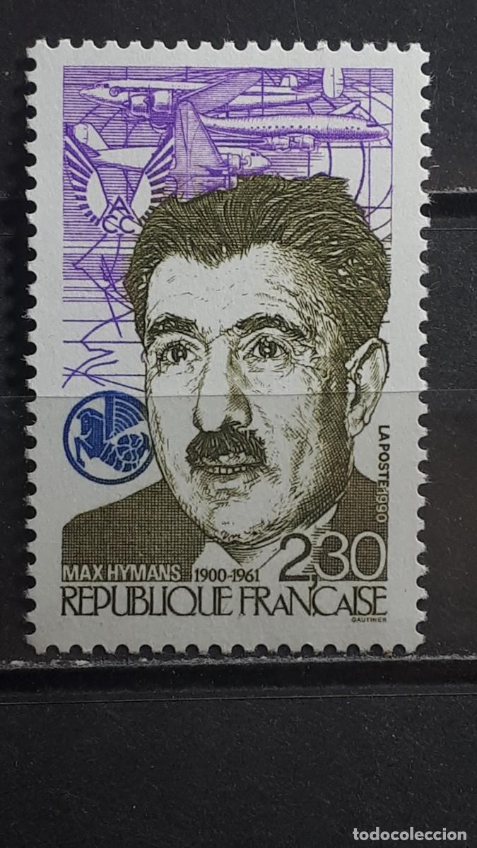 Sellos: FRANCIA. A&Ntilde;O 1990. ** YVERT 2638