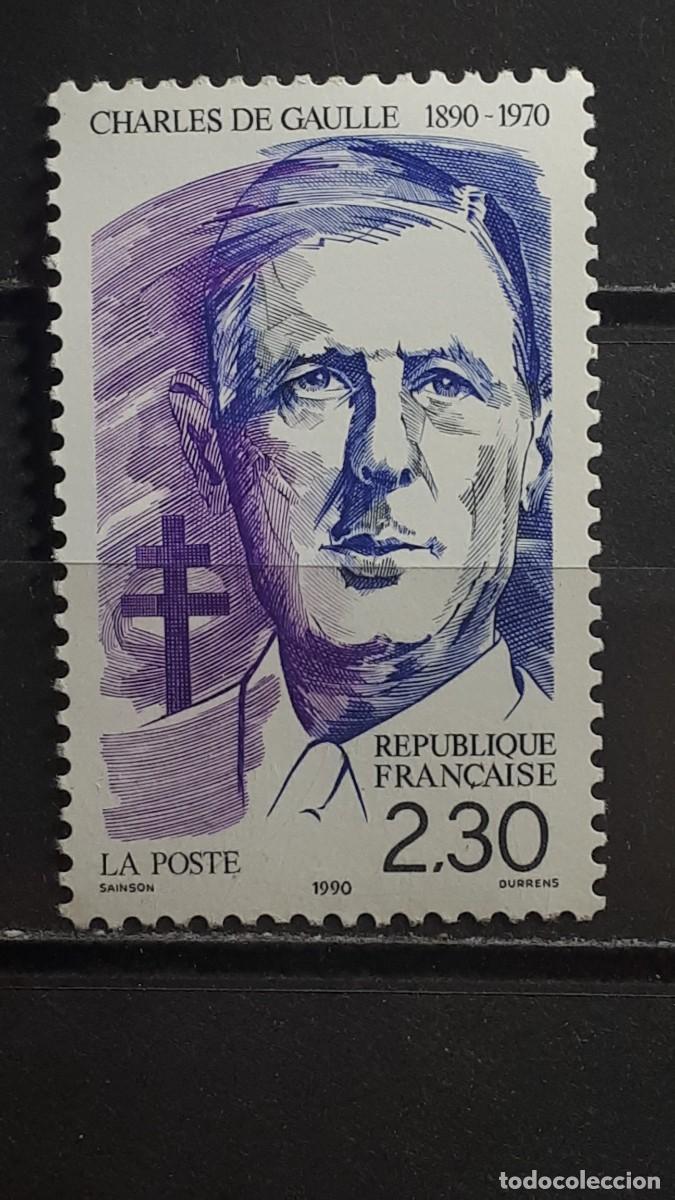 Sellos: FRANCIA. A&Ntilde;O 1990. ** YVERT 2634