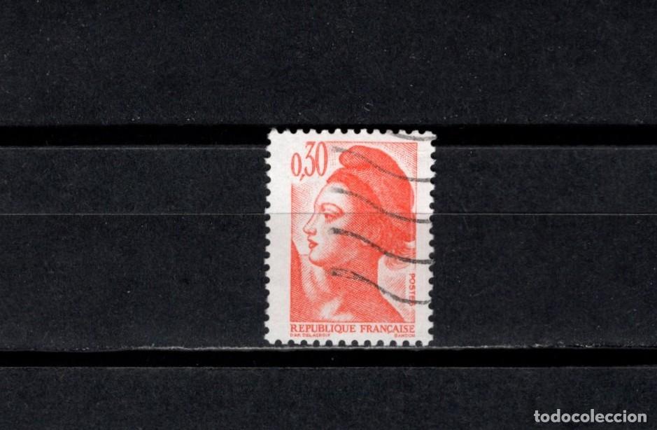 Sellos: Sello usado. Libertad de Gandon. Sello de 0,30 francos. 1982. Yvert 2182.