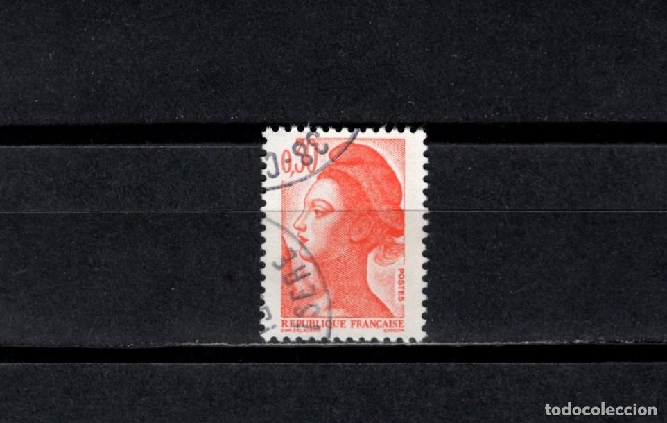 Sellos: Sello usado. Libertad de Gandon. Sello de 0,30 francos. 1982. Yvert 2182.