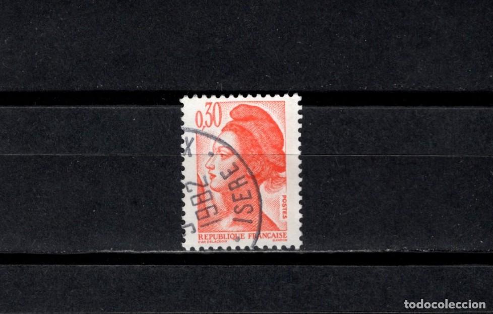Sellos: Sello usado. Libertad de Gandon. Sello de 0,30 francos. 1982. Yvert 2182.