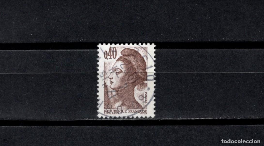 Sellos: Sello usado. Libertad de Gandon. Sello de 0,40 francos. 1982. Yvert 2183.