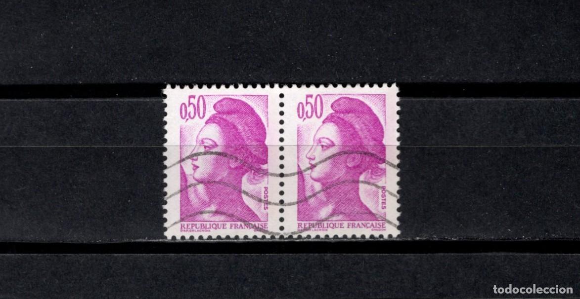 Sellos: Sello usado. Libertad de Gandon. Sello de 0,50 francos. 1982. Yvert 2184.