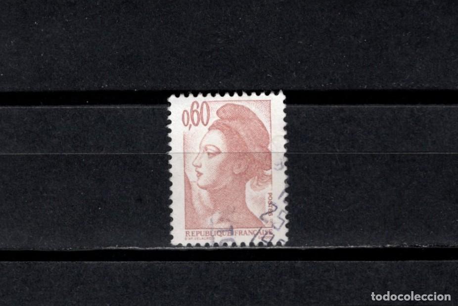 Sellos: Sello usado. Libertad de Gandon. Sello de 0,60 francos. 1982. Yvert 2239.
