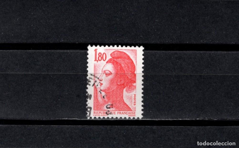 Sellos: Sello usado. Libertad de Gandon. Sello de 1,80 francos. 1982. Yvert 2223.