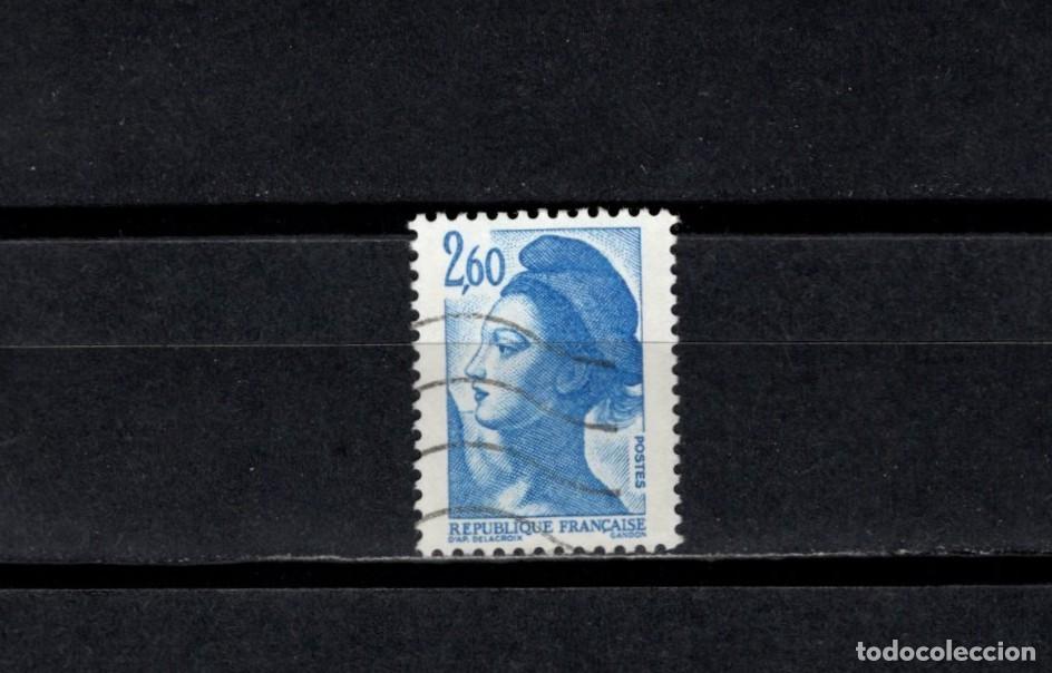 Sellos: Sello usado. Libertad de Gandon. Sello de 2,60 francos. 1982. Yvert 2221.