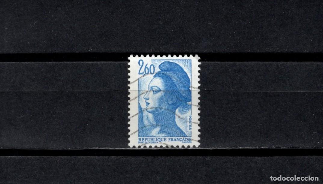 Sellos: Sello usado. Libertad de Gandon. Sello de 2,60 francos. 1982. Yvert 2221.