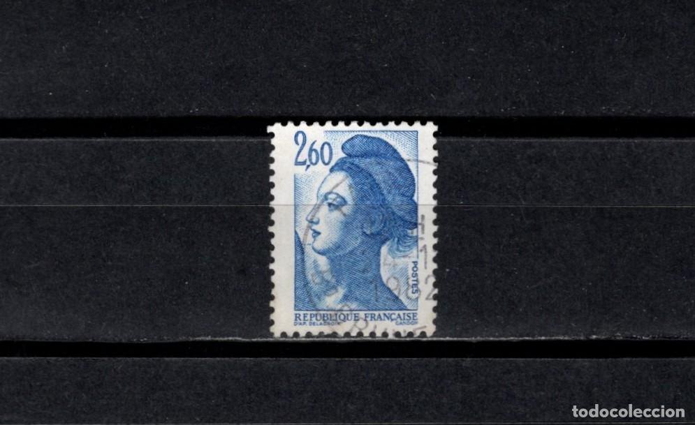 Sellos: Sello usado. Libertad de Gandon. Sello de 2,60 francos. 1982. Yvert 2221.