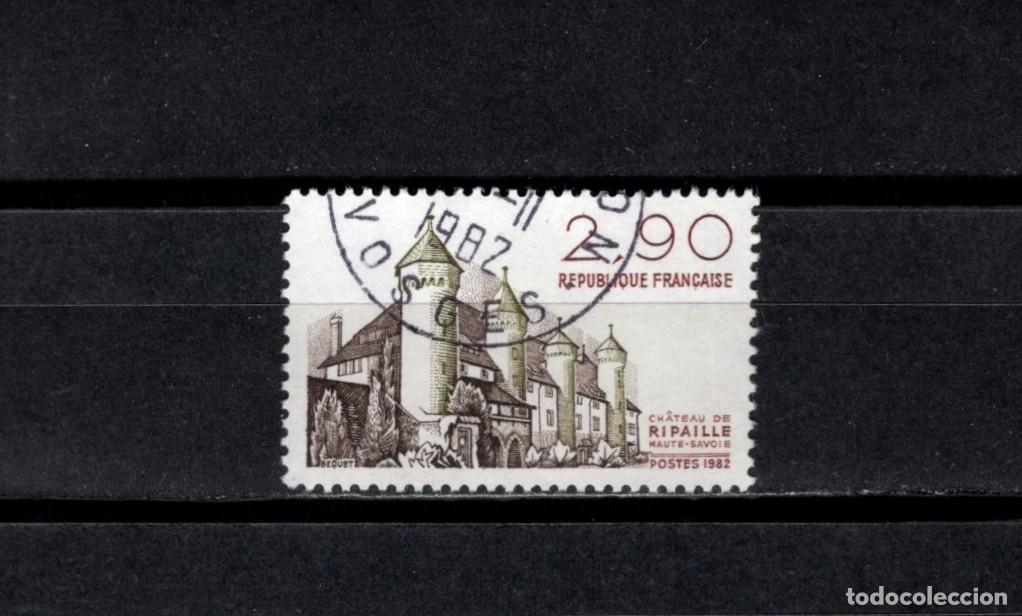 Sellos: Sello usado. Turismo. Castillo de Ripaille. Sello de 2,90 francos. 1982. Yvert 2232.