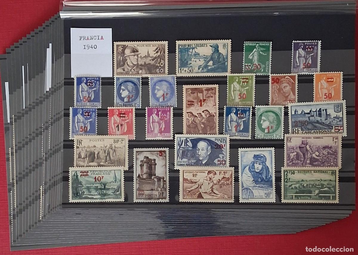 Sellos: SELLOS DE FRANCIA - (10 a&ntilde;os) - PERIODO 1940/1949 NUEVOS - (LEER DESCRIPCION) -.