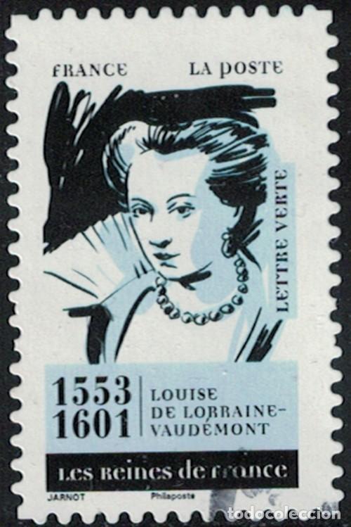 Sellos: Francia 2026 Oblit&eacute;r&eacute; Used Les Reines de France Louise de Lorraine Vaud&eacute;mont Y&T FR 2689 SU
