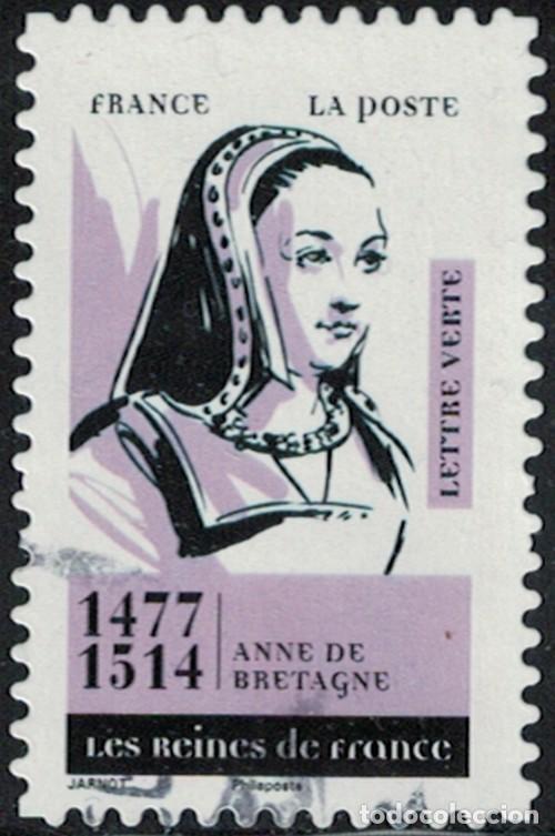 Sellos: Francia 2026 Oblit&eacute;r&eacute; Used Les Reines de France Anne de Bretagne Y&T FR 2687 SU