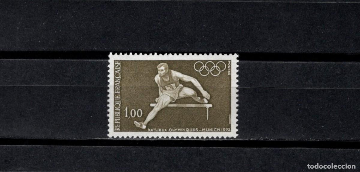 Sellos: Sello Nuevo Francia. Juegos Olimpicos. Munich 1972 (Alemania). 8 de Julio de 1972. Yvert 1722.
