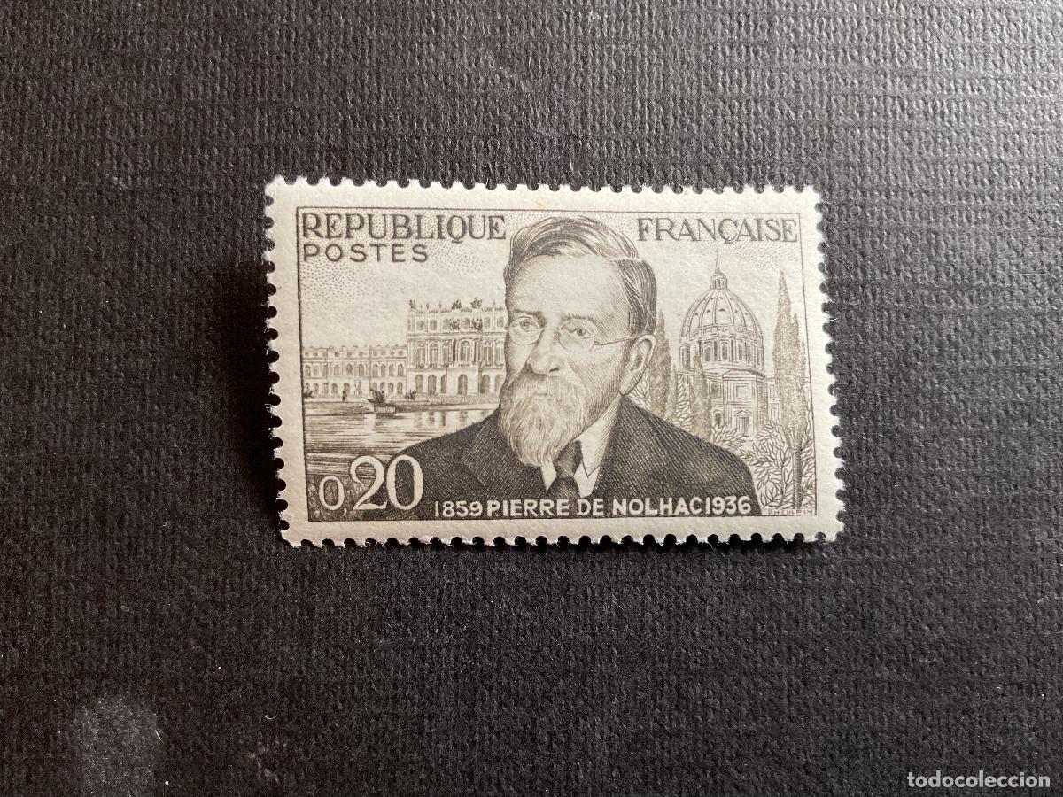 Sellos: FRANCIA N&ordm; YVERT 1242** A&Ntilde;O 1960.CENTENARIO NACIMIENTO HISTORIADOR PIERRE GIRAULD DE NOLHAC.CHARNELA