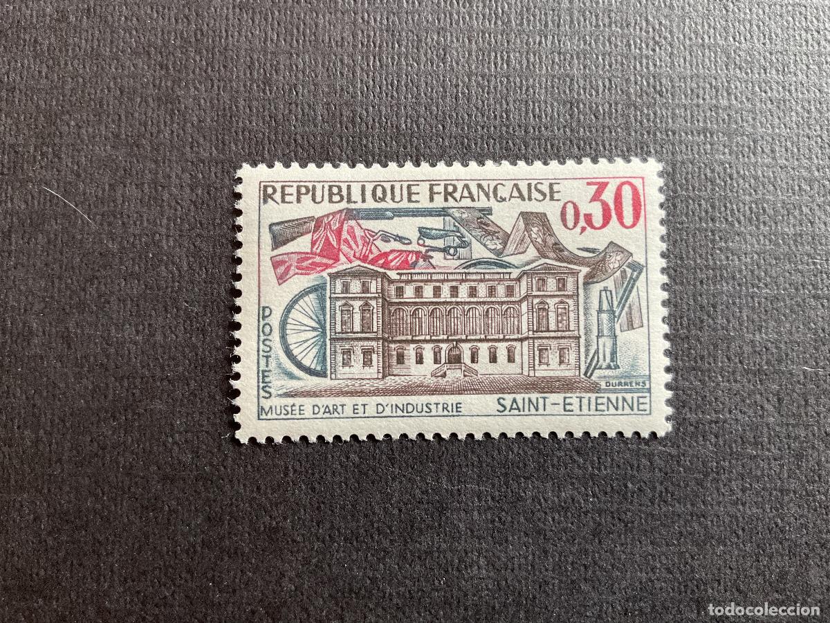 Sellos: FRANCIA N&ordm; YVERT 1243** A&Ntilde;O 1960. MUSEO DE ARTE E INDUSTRIA EN SAINT ETTIENNE. SELLO CON CHARNELA