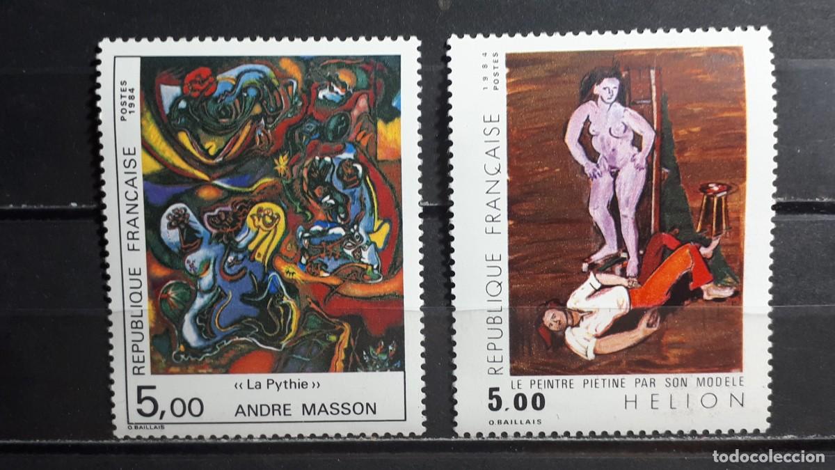 Sellos: FRANCIA. A&Ntilde;O 1984. **. YVERT 2342/3