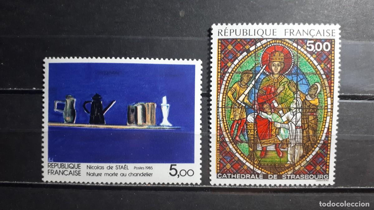 Sellos: FRANCIA. A&Ntilde;O 1985. **. YVERT 2363/4