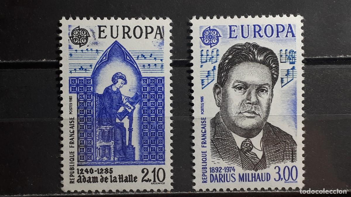 Sellos: FRANCIA. EUROPA. A&Ntilde;O 1985. **. YVERT 2366/7