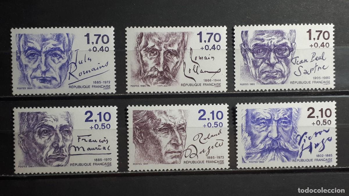 Sellos: FRANCIA. A&Ntilde;O 1985. **. YVERT 2355/60