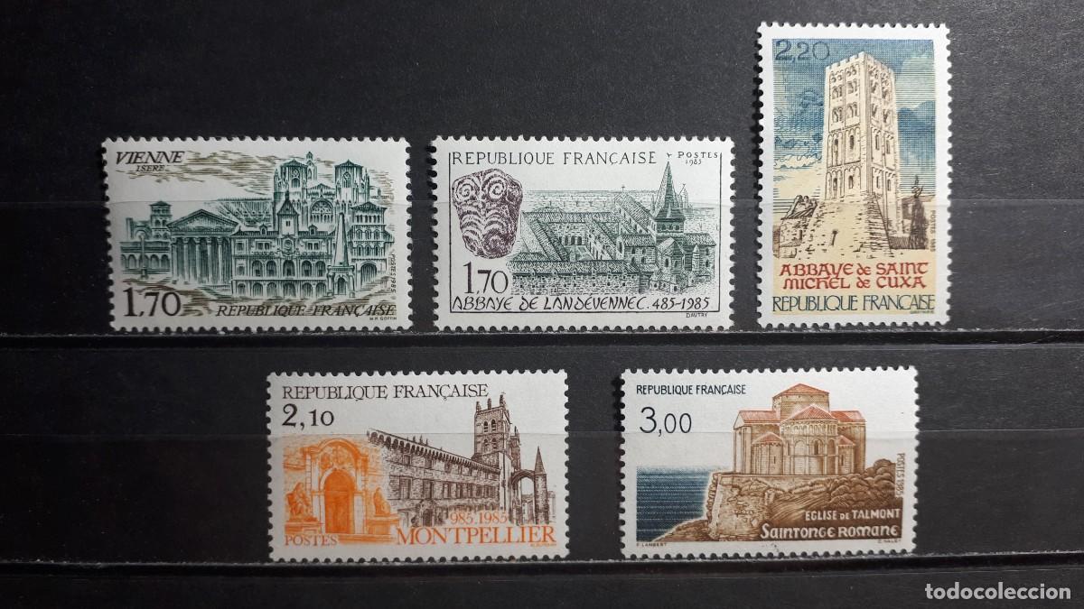Sellos: FRANCIA. A&Ntilde;O 1985. **. YVERT 2348/52