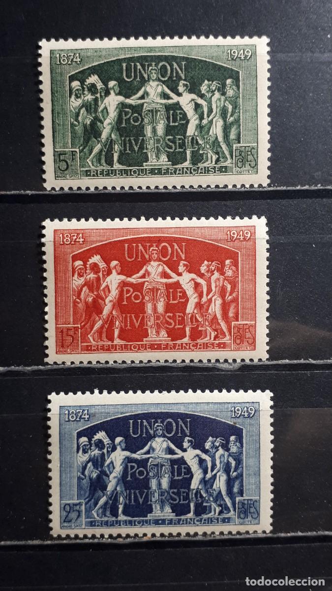 Sellos: FRANCIA. A&Ntilde;O 1949. **. YVERT 850/2