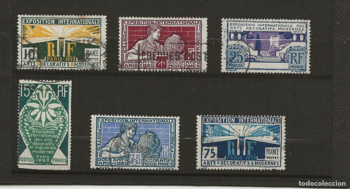 Sellos: FRANCE - 1924 - EXPOSITION INTERNATIONALE - YT 210 A 215