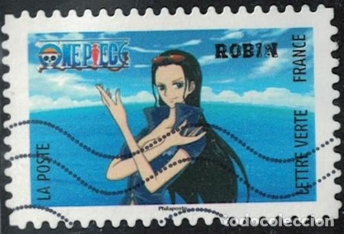 Sellos: Francia 2025 Oblit&eacute;r&eacute; Used One Piece Robin Y&T FR 2572
