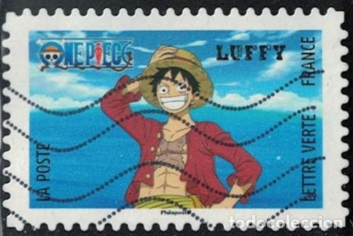 Sellos: Francia 2025 Oblit&eacute;r&eacute; Used One Piece Luffy Y&T FR 2564